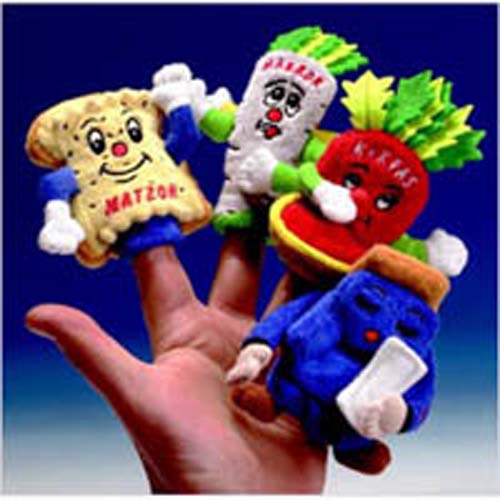 Jewish Passover mAh Nishtana The Four Questions Finger Puppets Educational E4 for sale online 